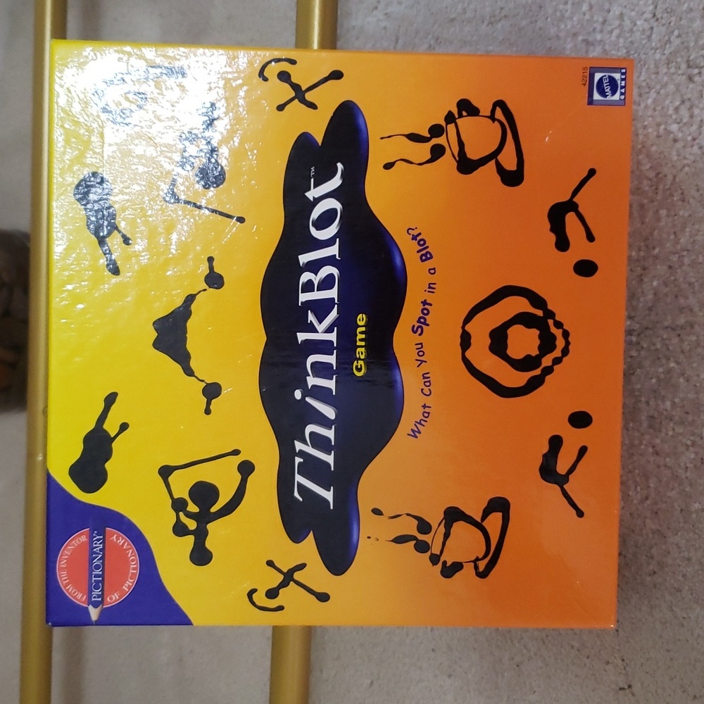 GAMES ThinkBlot Game by Mattel adult 2-6 players